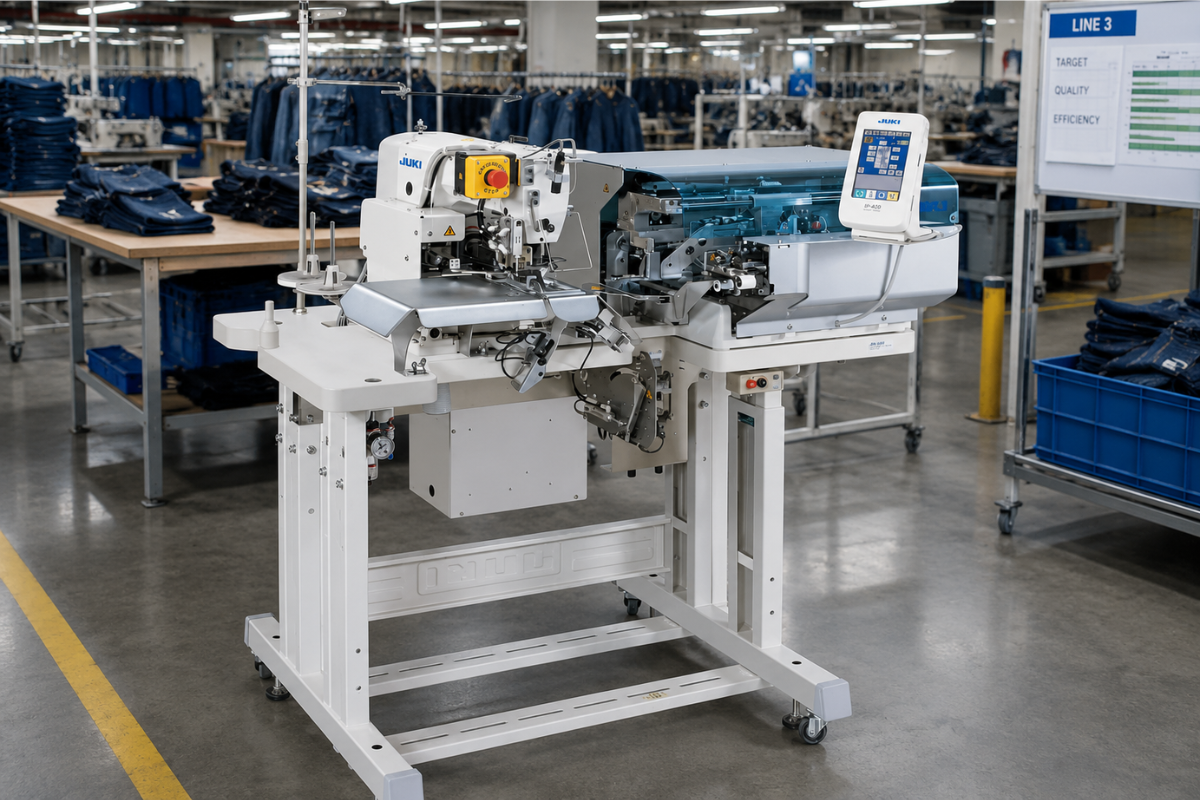 JUKI AB-1351: The Smart Solution for Automated Belt Loop Attachment