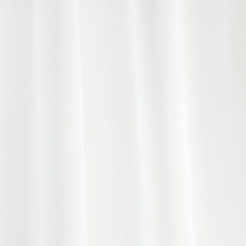 Merlana | White drapery fabric with solid design