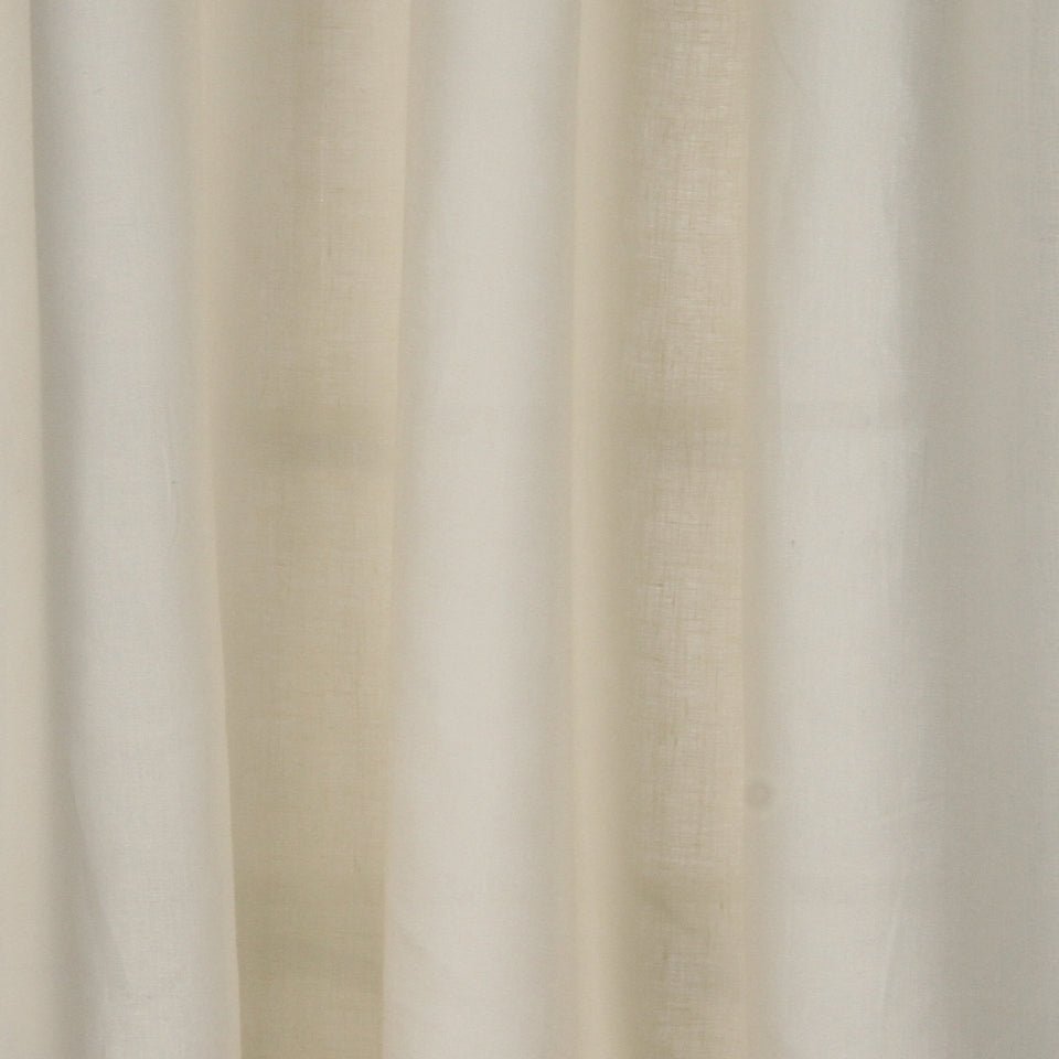 Grace Sheer | Ecru drapery fabric with solid design