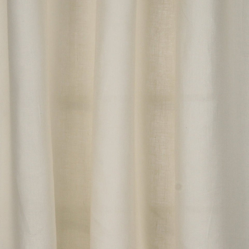 Grace Sheer | Ecru drapery fabric with solid design