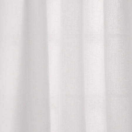 Grace Sheer | White drapery fabric with solid design