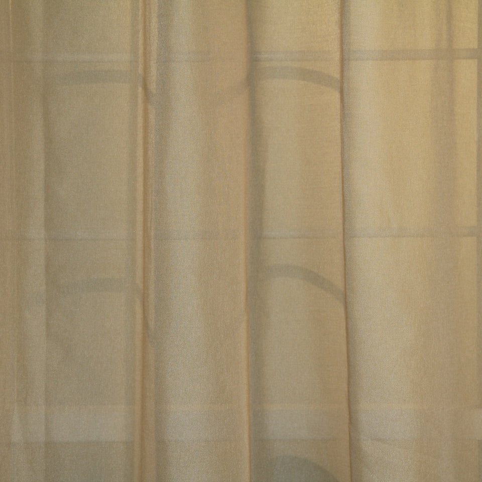 Elegant Sheer | Sand multipurpose fabric with solid design
