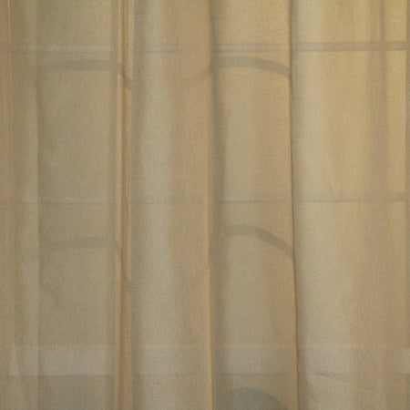 Elegant Sheer | Sand multipurpose fabric with solid design