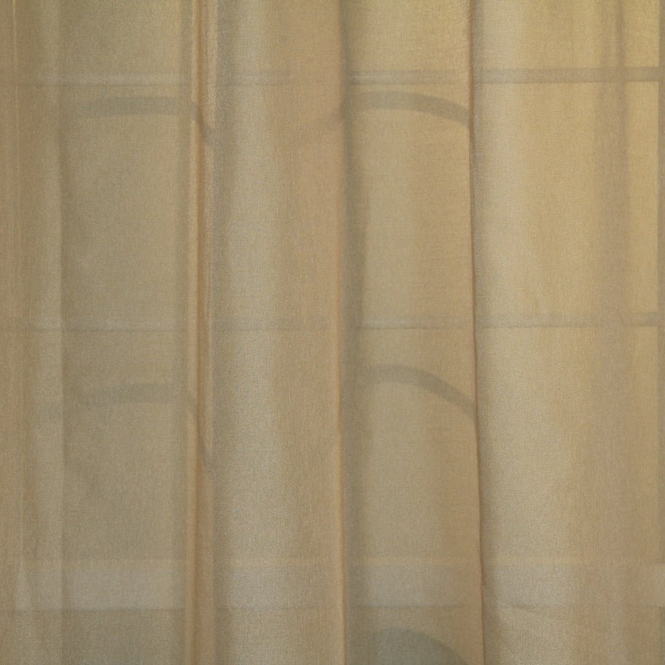Elegant Sheer | Sand multipurpose fabric with solid design