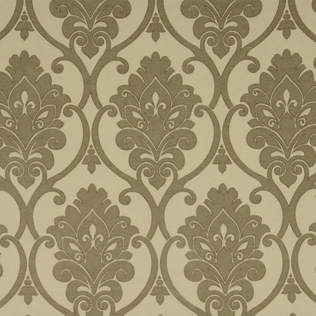 Soft Effects | Sandcastle drapery fabric with damask|chenille|solid design