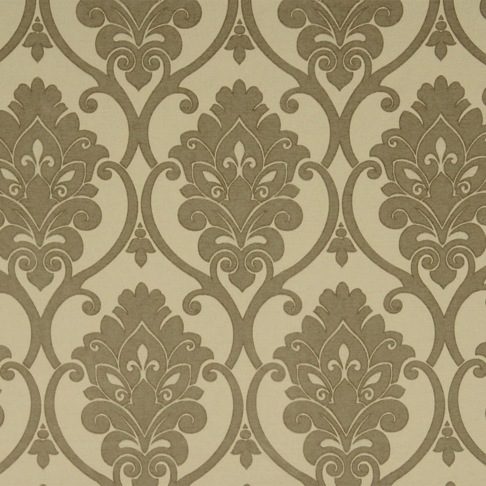 Soft Effects | Sandcastle drapery fabric with damask|chenille|solid design