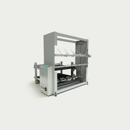 Morgan Tecnica 320 Loader machine on white background