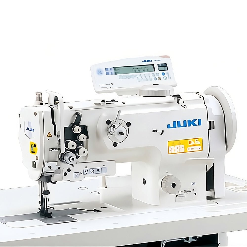 Juki LU-1565N machine on a white bachground