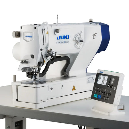 Juki LBH-1790ANS buttonholer machine on a white background
