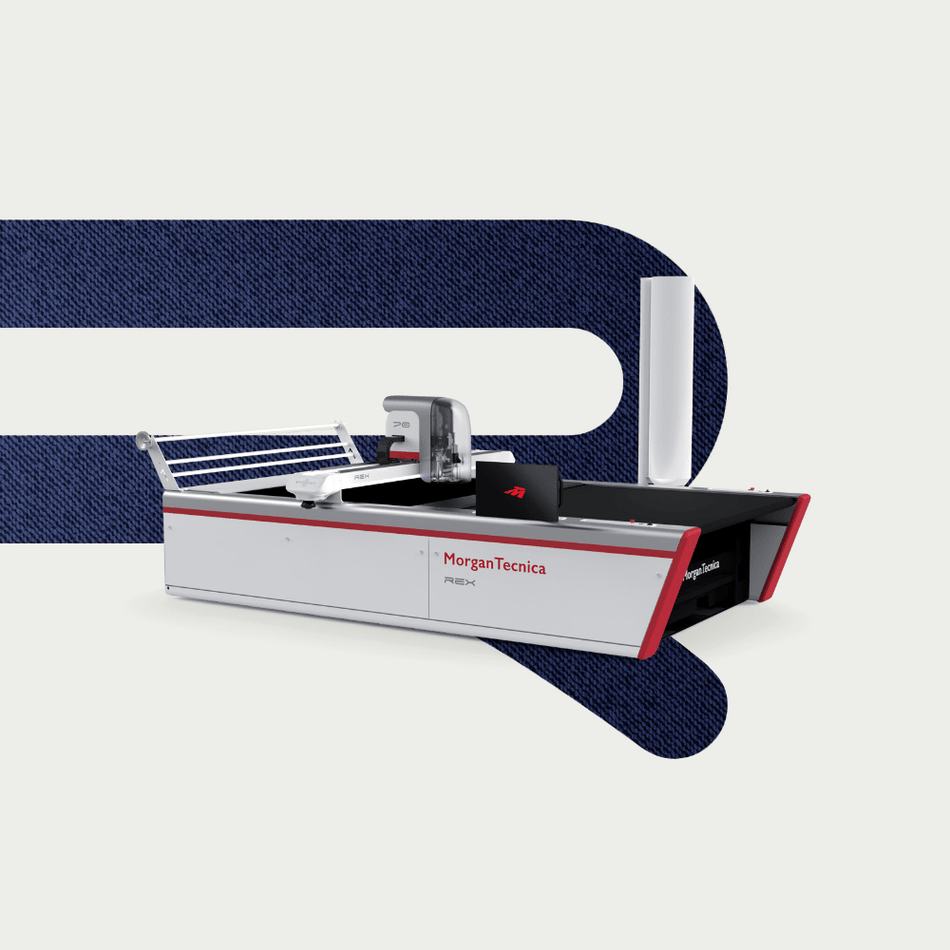 Morgan Tecnica machine on a white and blue background