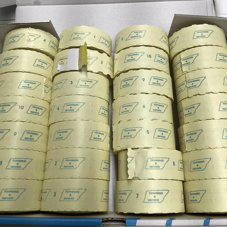 LABELS 26X12 S470 YELLOW | Box