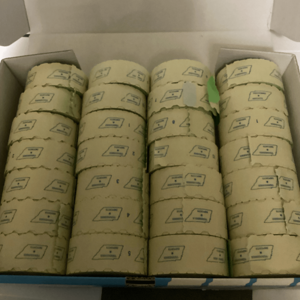 LABELS 26X12MM S470 GREEN | Box