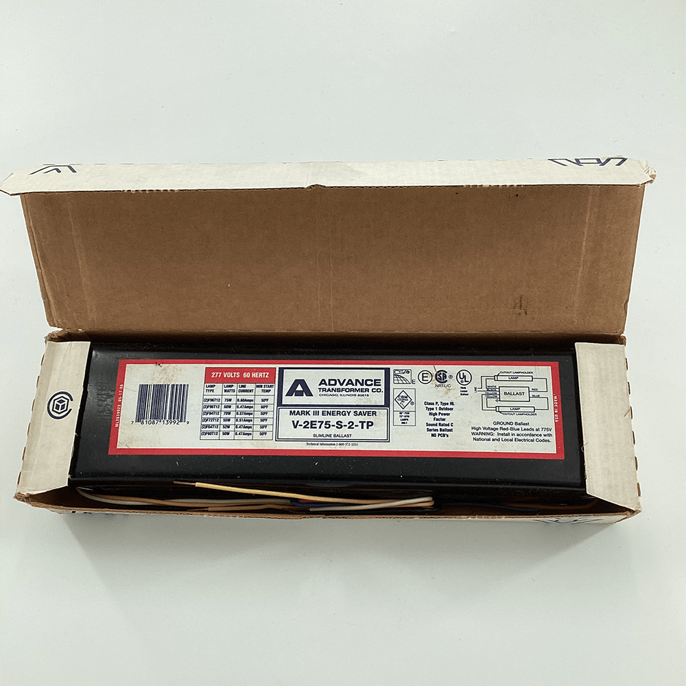 V-2E75-STP BALLAST 277V