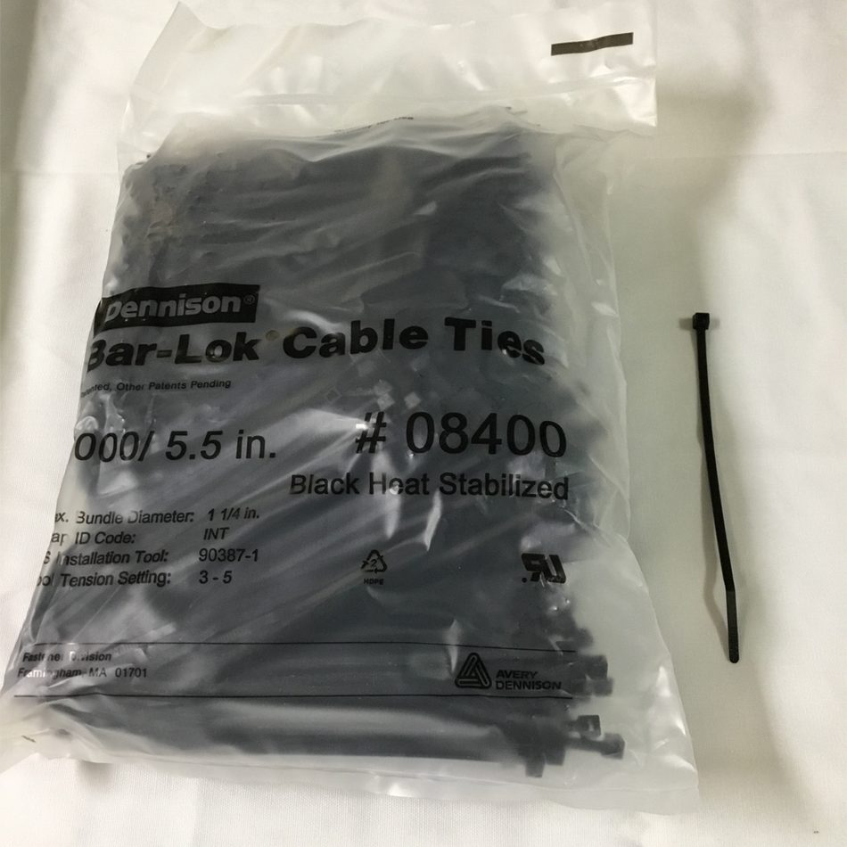 08400 CABLE TIE 5.5" | Bag with 1000