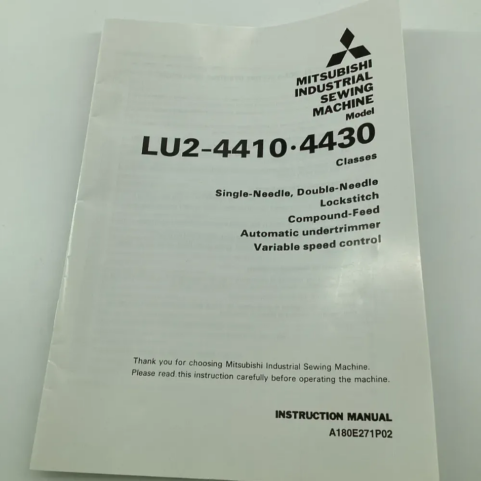 LU2-4410 INSTRUCTION BOOK