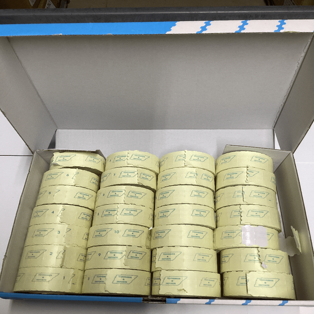 LABELS 26X12 S470 WHITE | Box 28 ROLLS PER BOX=42000 LABELS