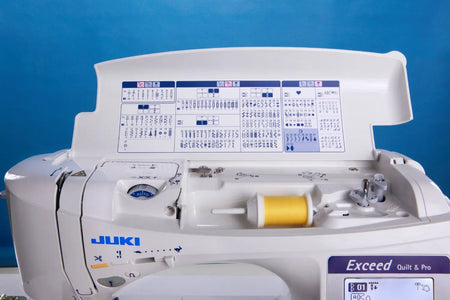 Juki Exceed HZL-F400 open thread panel