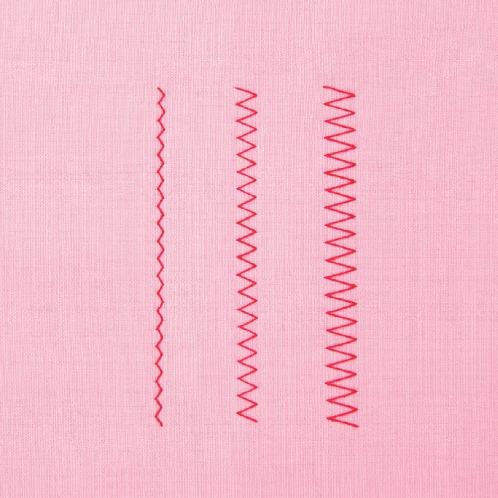 3 zig zag stitches made by a Juki HZL-80HP-A