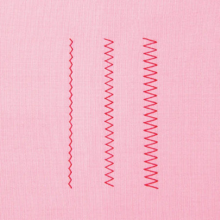 3 zig zag stitches made by a Juki HZL-80HP-A