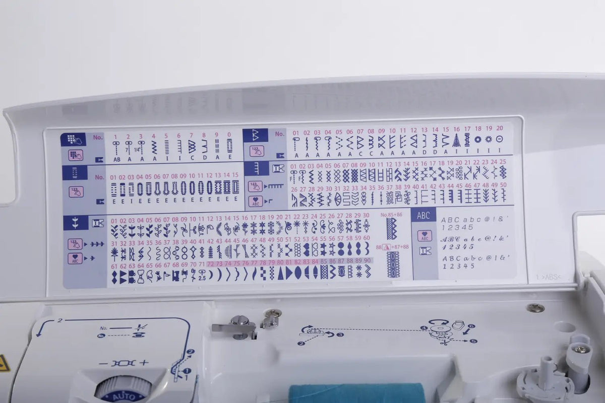 Juki HZL-DX5 Stitch patterns 