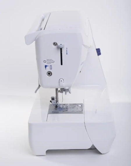 side view of a Juki HZL-DX7 home sewing machine