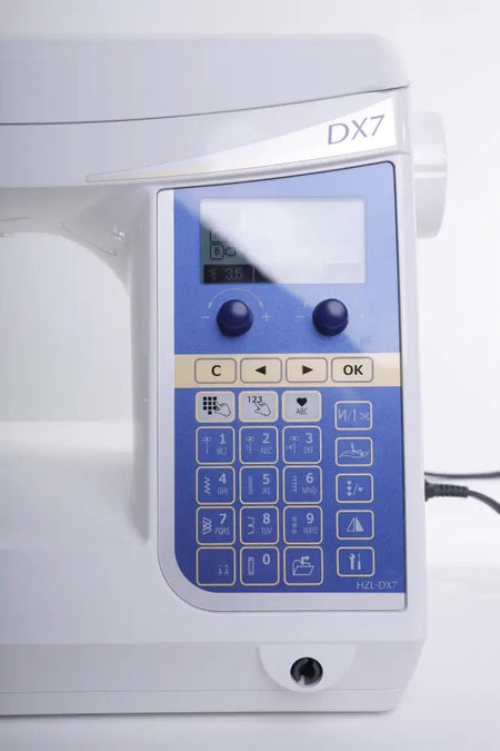 digital display for a Juki HZL-DX7