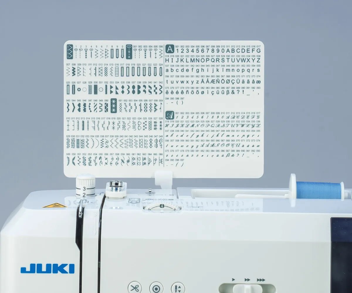 Juki HZL-HT740 stitch pattern plate