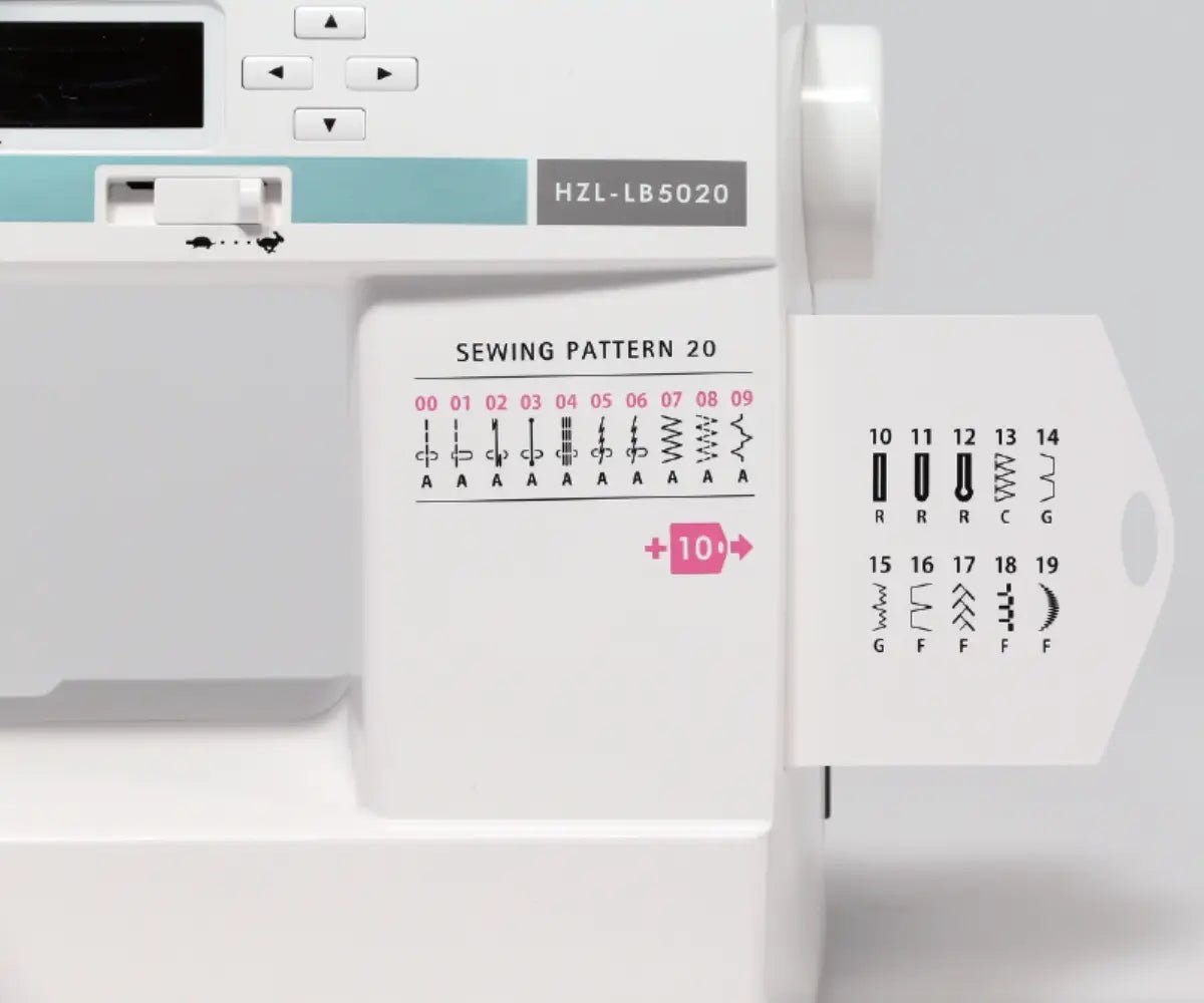 Juki HZL-LB5020 pattern guide