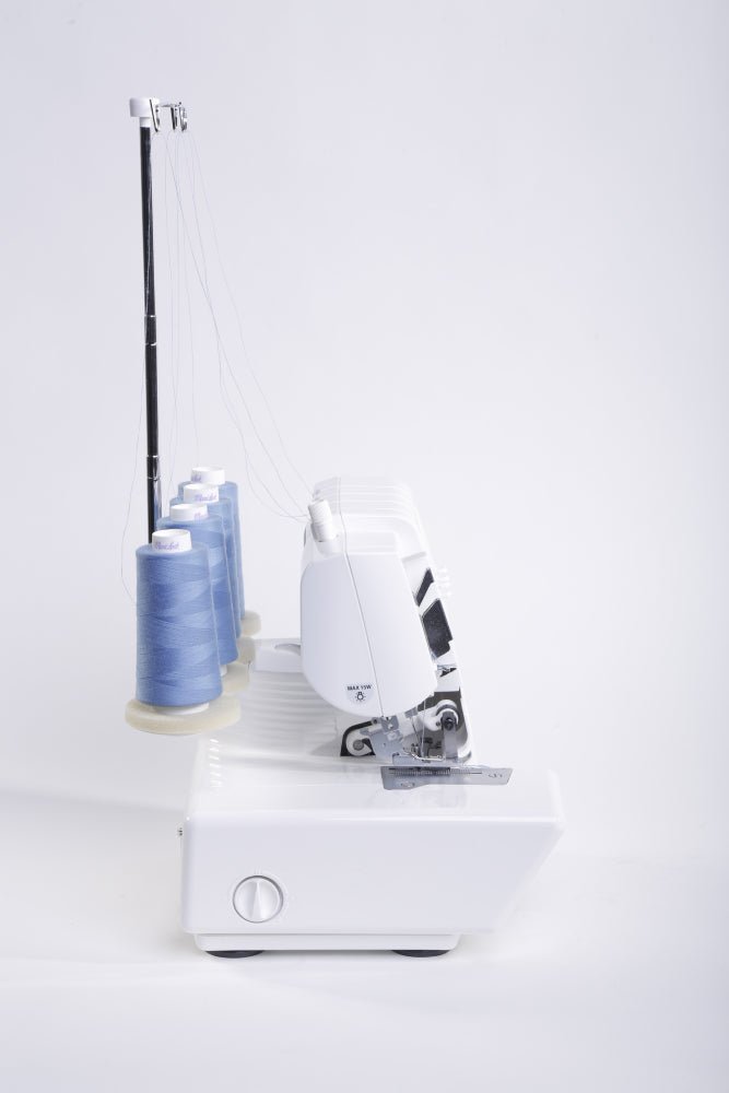 Side view of a Juki MO-104D