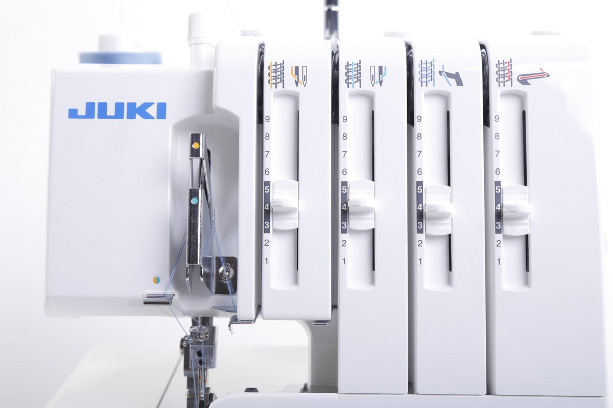 Close-up of Juki MO-104D