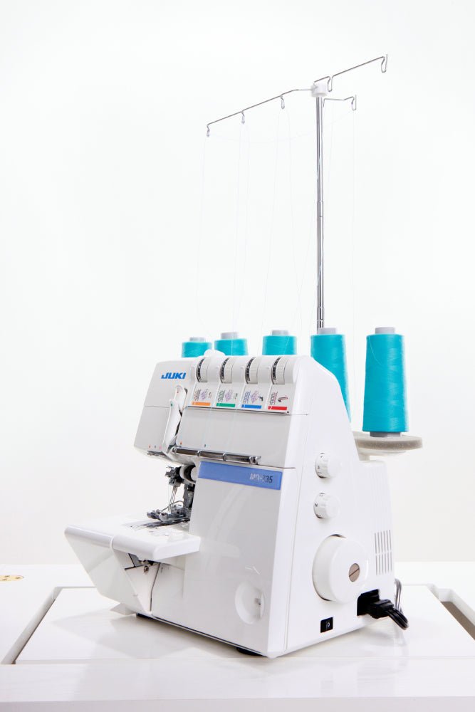 angled view of a Juki MO-735 