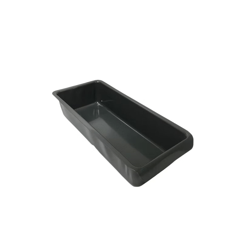 Grey large steel drawer add-on for industrial sewing machines