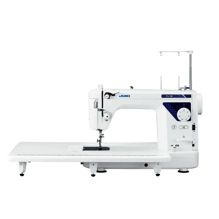 White Juki TL-15 sewing machine with brand logo on a white background