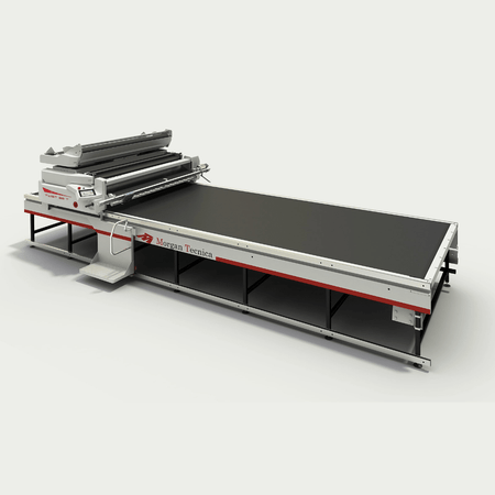 Morgan Tecnica Twist60T spreader machine on a white background