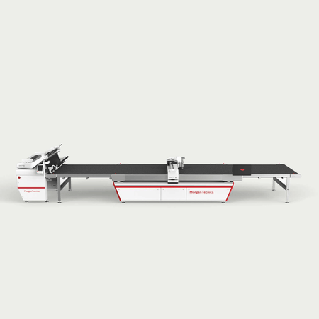 Morgan Tecnica Unwinder 270 spreader machine on white background