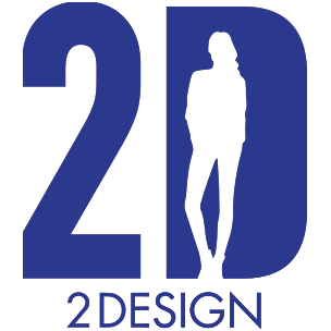 2Design Logo in DSI blue